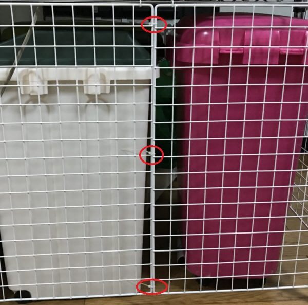 メタルラックをダイソーのワイヤーネットでカスタムしてみた わたしライフ生活